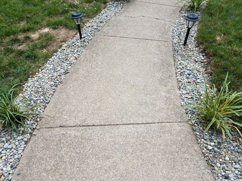 Cement Pathway Installation