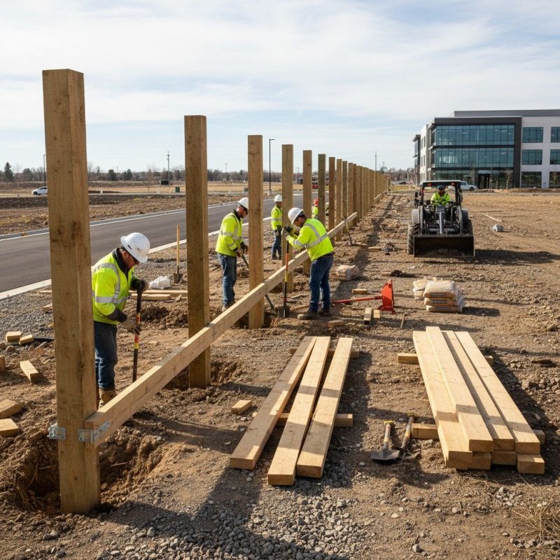 Concrete Fence Construction